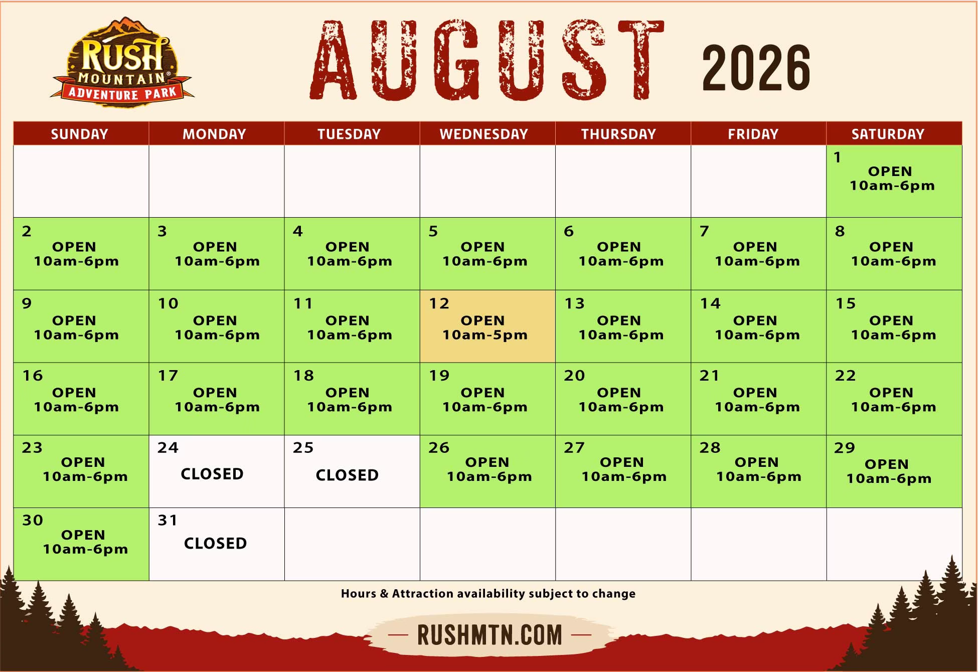 August Hours