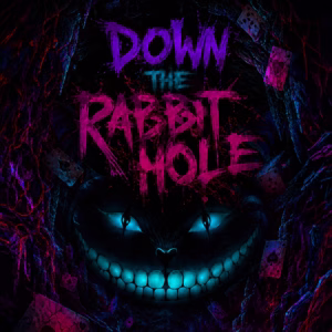 Down the Rabbit Hole haunting theme for Rushmore Cave at Rush Mountain Adventure Park and the Haunting of Keystone